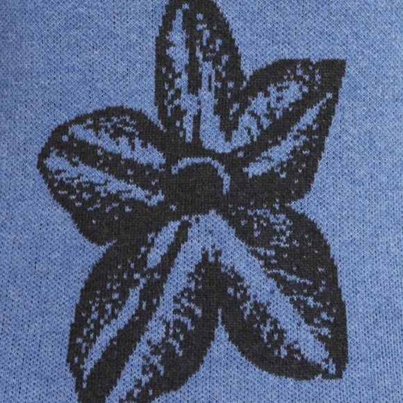 NWT Honor The Gift Floral Knit Halter Dress In Black Size Large NWT - Picture 7 of 13